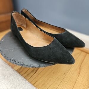 FRYE pointy leather flat